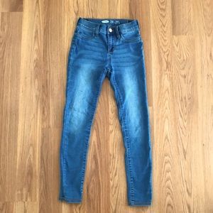 Navy blue old navy girls jeans